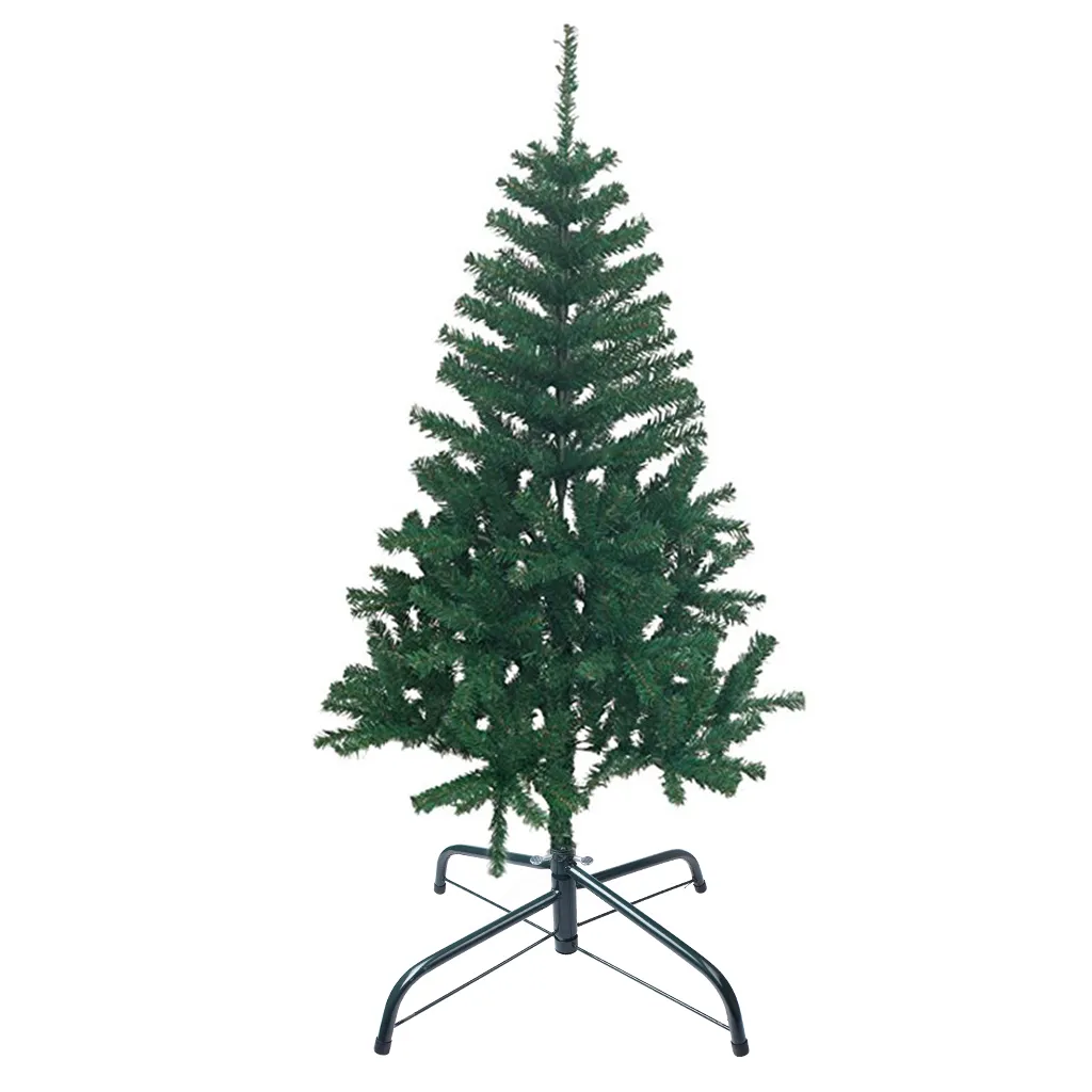 クリスマスツリースタンドホルダーラック折りたたみ式鉄製 -  0.79インチの木 -  17.7インチの装飾緑色