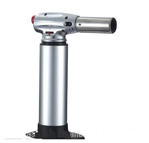 Kök Torch 1300c 2500f Butan Scorch Torch Jet Flame Torch Lighter Giant Heavy Duty Butane Refillerbar Micro Culinary Torch Självantändande