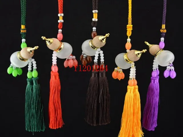 Tassel Refillable Essential Oil perfume bottle gourd pendant car pendant car hanging