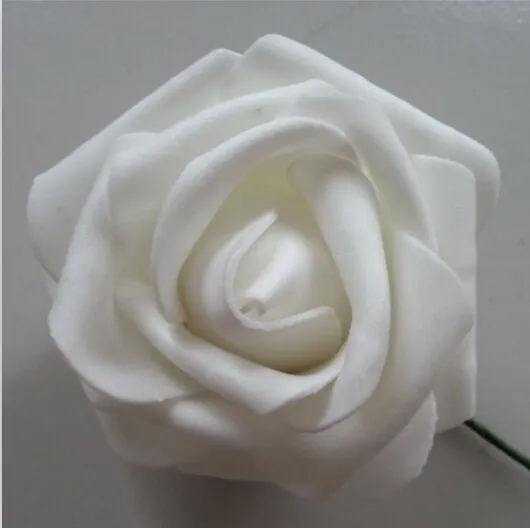 Flores Artificiais Rose 8cm Flores de Espuma para Buquês De Noiva Decoração Do Casamento Por Atacado Espuma Flores