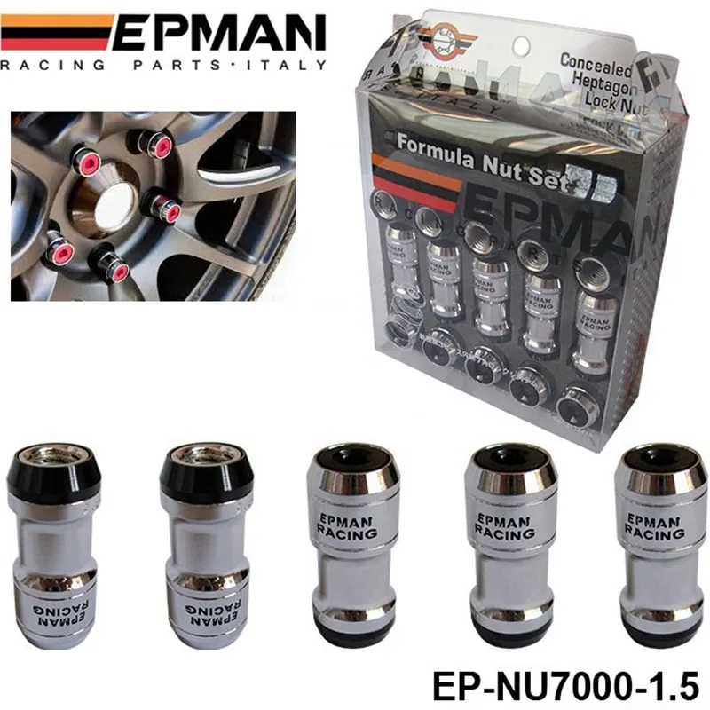 أصيلة EPAN الصيغة عجلات Lock Lug Nuts M12x1.5 20pcs acorn الحافة قريبة jdm ل volk الأشعة ستي EP-NU7000-1.5