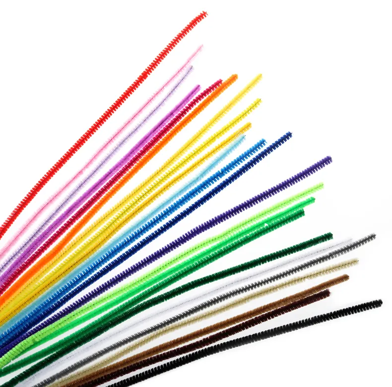 Colorful Pipe Cleaners Chenille Stems Or Crafting Fuzzy Sticks
