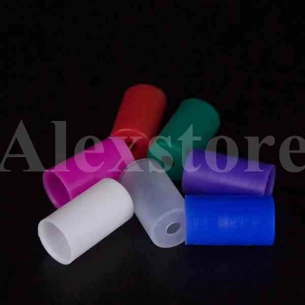 Coperchio del bocchino in silicone Punta a goccia in silicone Puntali test in plastica colorata usa e getta Tester cappuccio Confezione singola Clearomizer CE