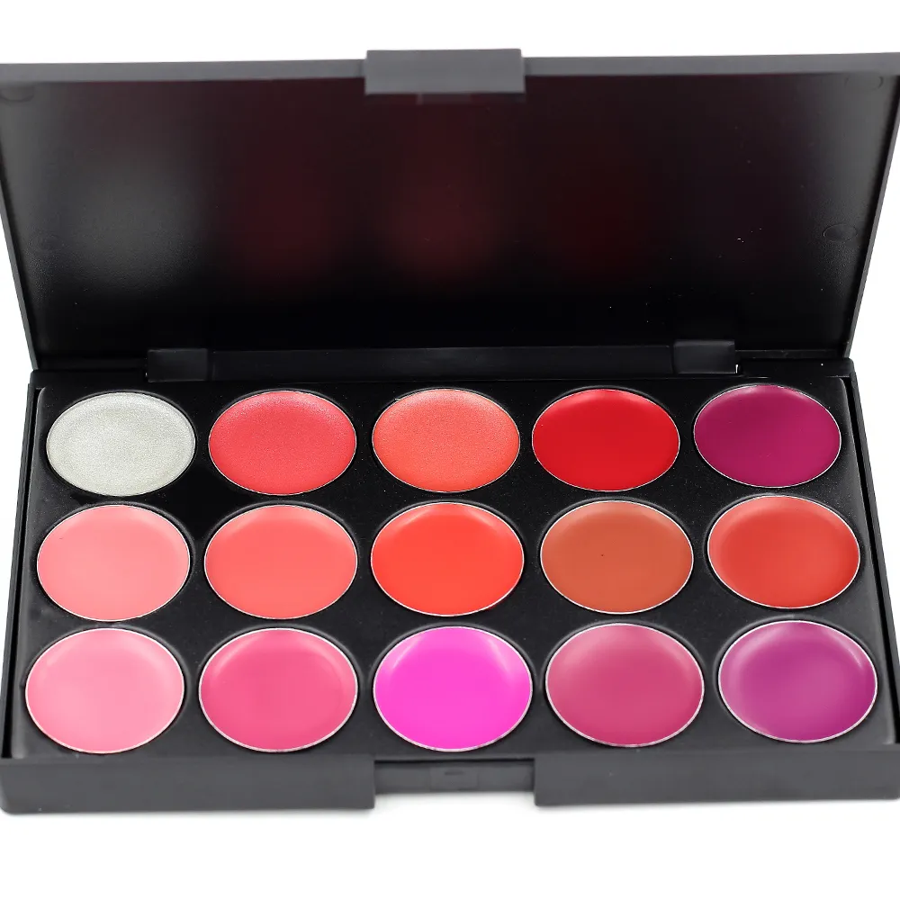 Matt Matte lipstick Professional Lipstick Palette 3pcs/lot Red Lips 15  colors Lipsticks Lip Gloss Makeup L1501