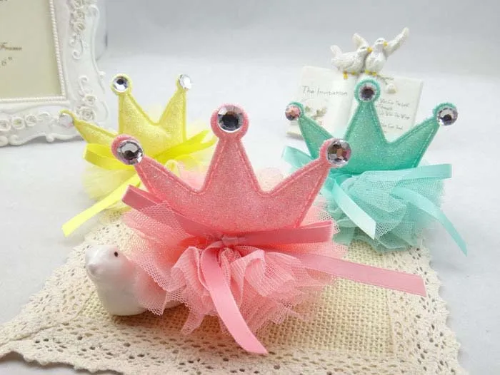 Girl Hair Clips Детская аксессуары KID Princess Цветочные баки Корейский Корона Барьерки Детские Девушки Клавишки C11099