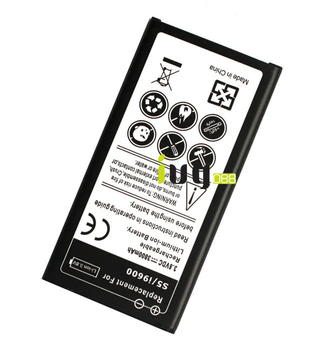 3800MAH EB-BG900BBC / BBE Byte Batteri + USB-laddare för Samsung Galaxy S5 sv I9600 G900A G900P G900R4 G900T G900V G860