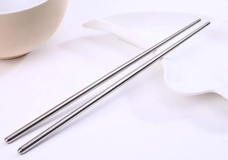 Newest Fashion Stainless Steel Chopsticks Tableware Wedding Favors Gift With Retail Package For Guest ZA5422