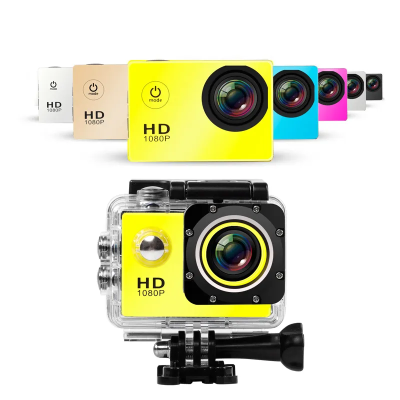 Bästsäljande helt ny Full HD 1080P SJ4000 A9 Dykkamera 12mp 30m Vattentät Sport Action Camera DV Car DVR