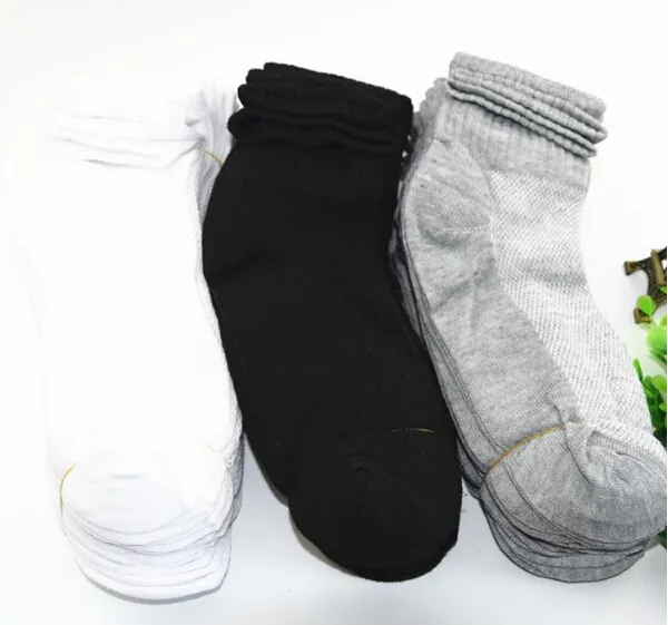 Mens långa bomullstrumpor män våren sommar soild mesh socka alla storlekar kläder tillbehör till manlig