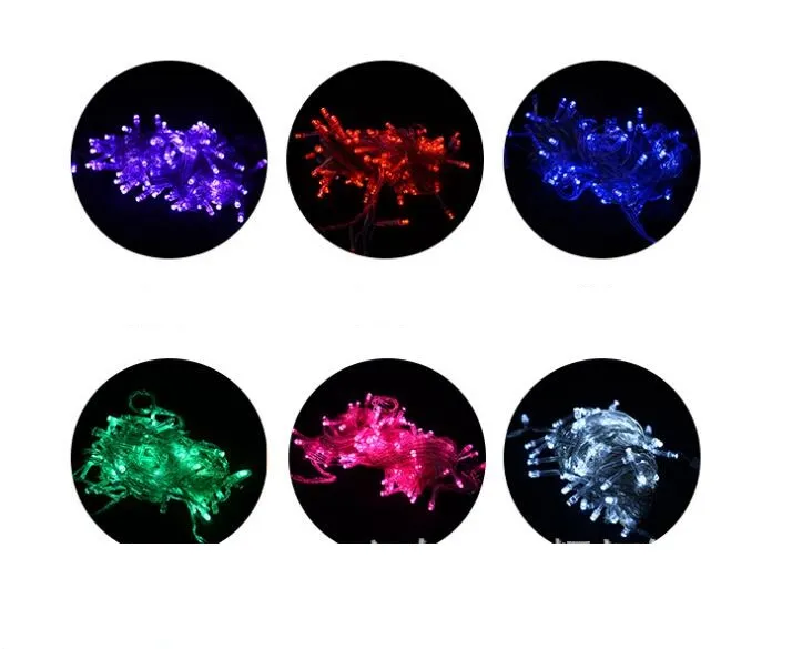 10m 100 light string lights Christmas tree decoration led lights waterproof outdoor garden decoration lights party wedding decoration light