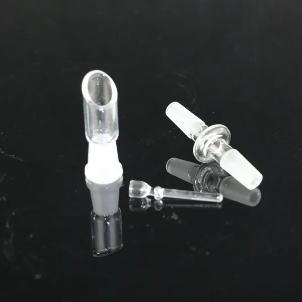 Narghilè mini bubbler oil rig 10mm glasa adattatore maschio-maschio cupola e set di chiodi in vetro per fumare pipa ad acqua