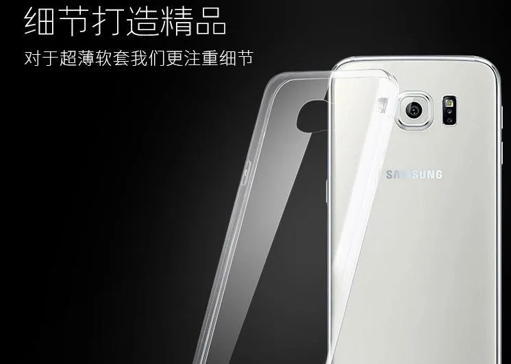 Transparente TPU Gel Cristal Clear Ultra Fino 0.3mm Clear Soft Case Case Capa Para Samsung Galaxy A3 A5 A7 E4 E5 E7 J1 J5 J7