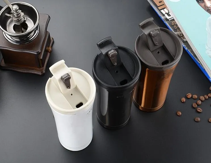 Stainless Steel Mug with Lid 401-500ml Coffee Cup Flexible Travel Mug  Customizable from Dhgate Mugs - price 11.38