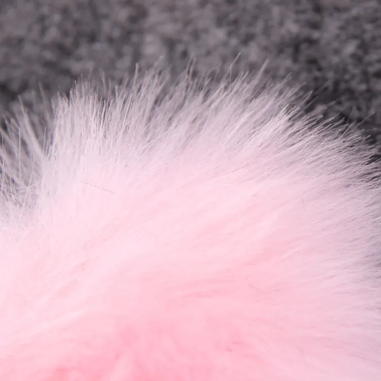 Nowy Baby Rabbit Fur Bow Bow For Infant Girl Hair