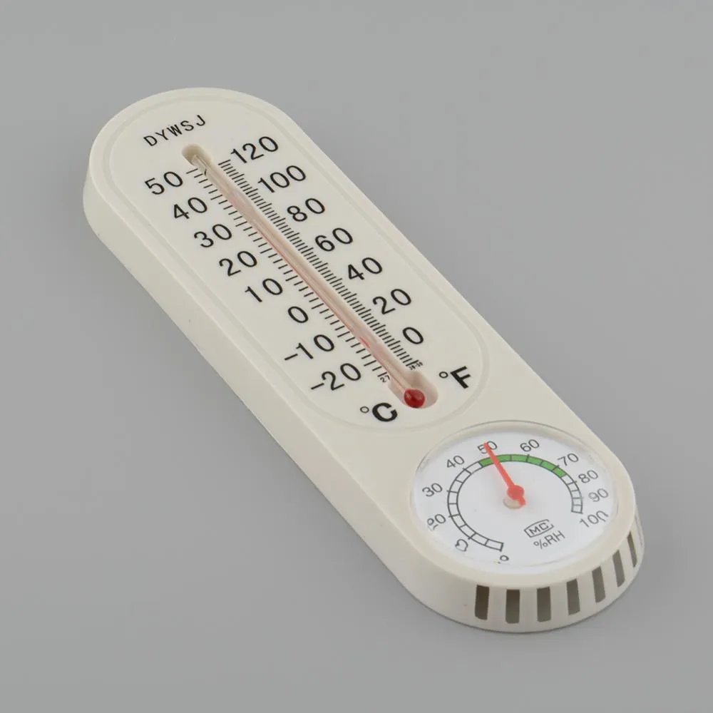 Analog hushållstermometer hygrometer väggmonterad temperatur fuktighetsmätare