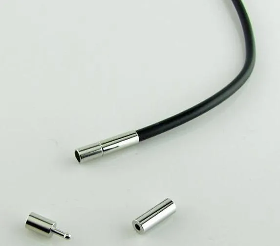 Stainless Steel Bayonet Clasps For 3mm Leather Cord 