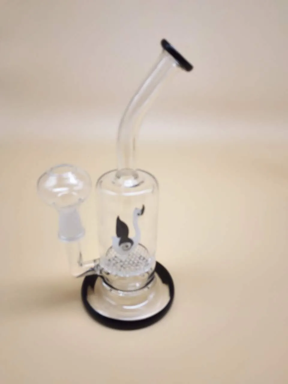 high: 26cm glass water pipes glass bongs with 14mm joint