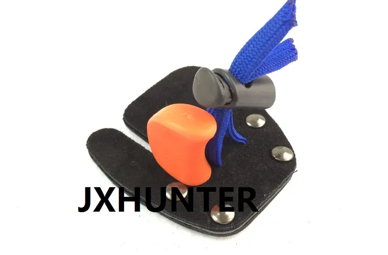 Recurve Bow Finger Tab Archery Protective Gloves Bowstring Finger Tab