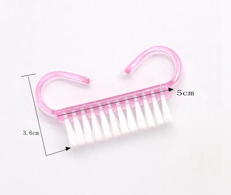 Pink Nail Art Brush Tools Dust Clean Manicure Pedicure Tool Nail Accessories