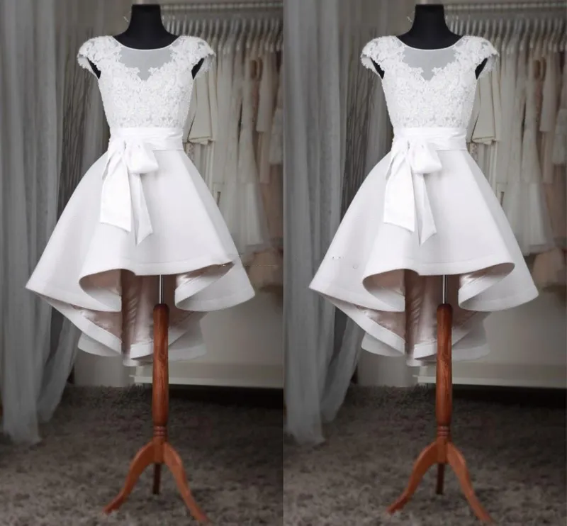 White short prom dresses 2018 hotsell