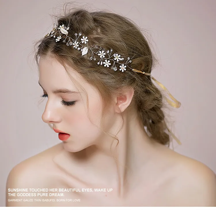 Vintage Crystal Hairband Halo Bridal Tiara Delicate... From  display picture 1