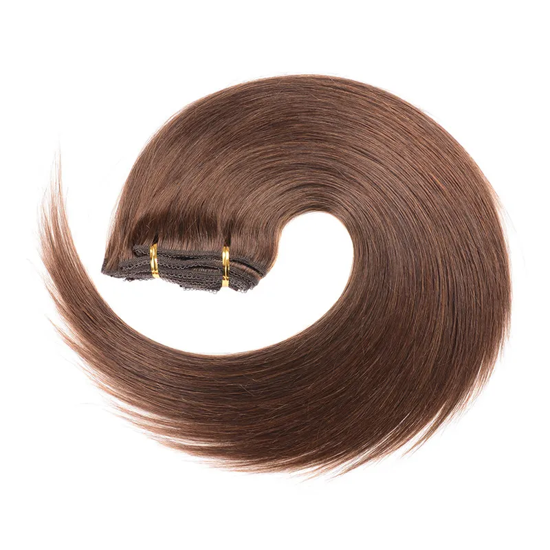 clip in human virgin hair extensions 70-160g verschillende kleuren braziliaans haar