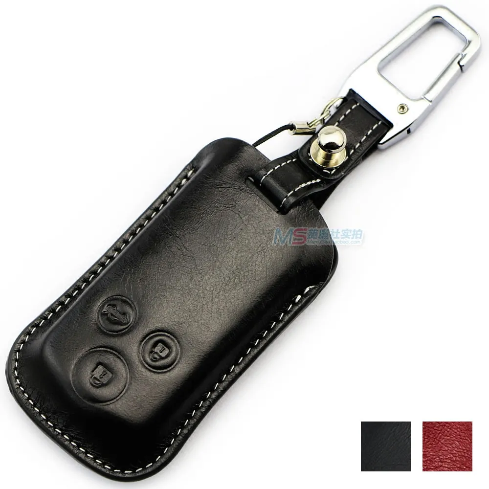 Muti-Cor Genuine Couro Carro Capa FOB FOB para Honda Chave Inteligente Acordo Odyssey Crosstour Civic Spirrior Acessórios Automóveis Keyring