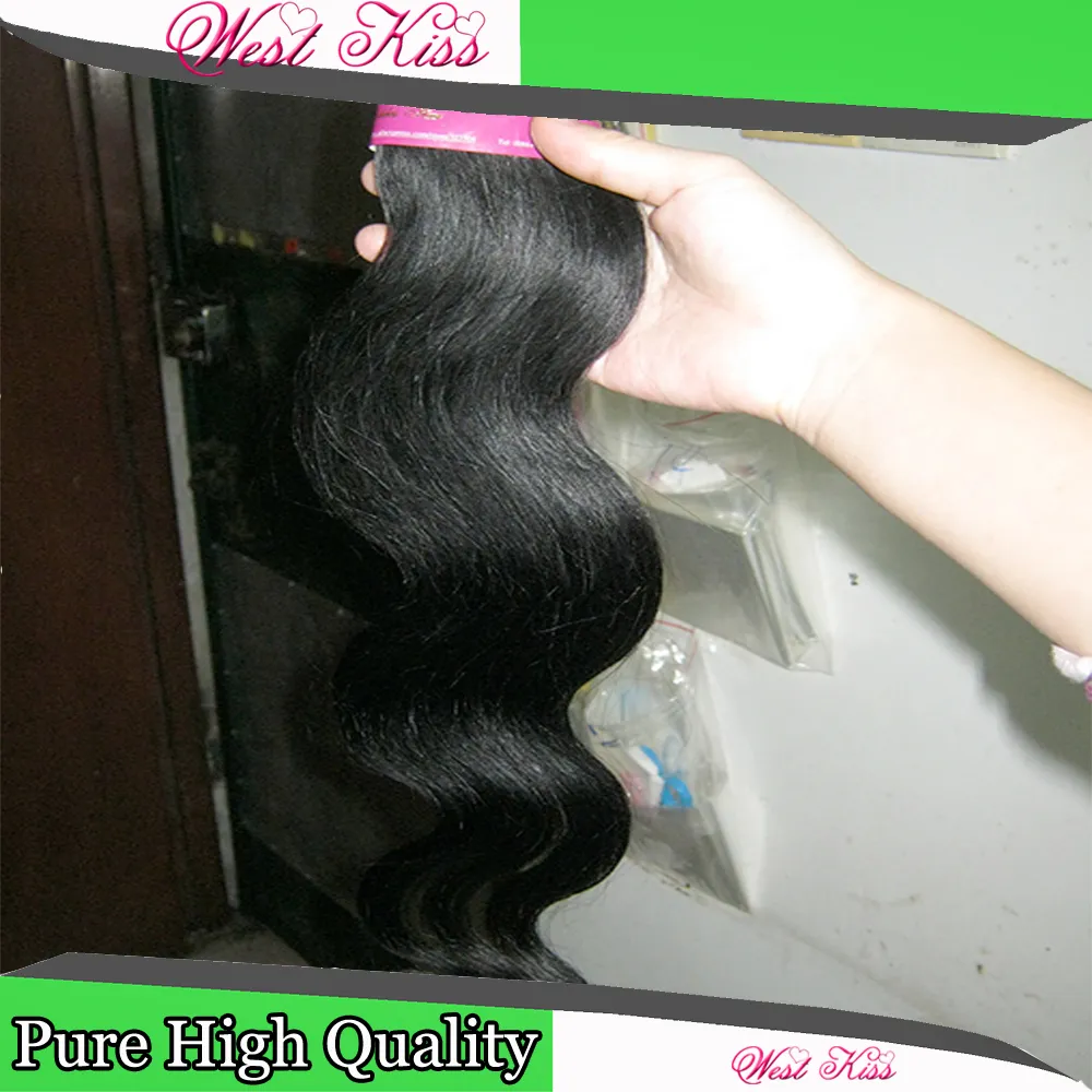 약속 가장 저렴한 브라질 헤어 직조 가공 Remy Extension 100 Human Hair lot Body Wave Real Factory 6690102