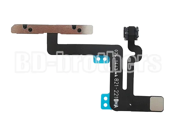 100% band Ny Original Power Volume Flex Cable Mute Button Switch Connector Band för iPhone 6g / 6 plus 