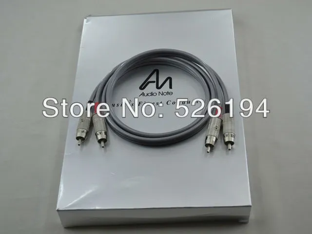 Freeshippipping Free Shipping Pieces Audio Obs! Audiocable Audio Notera An-VX Audio Cables Solid Silver 99.99% RCA-sammankopplingar