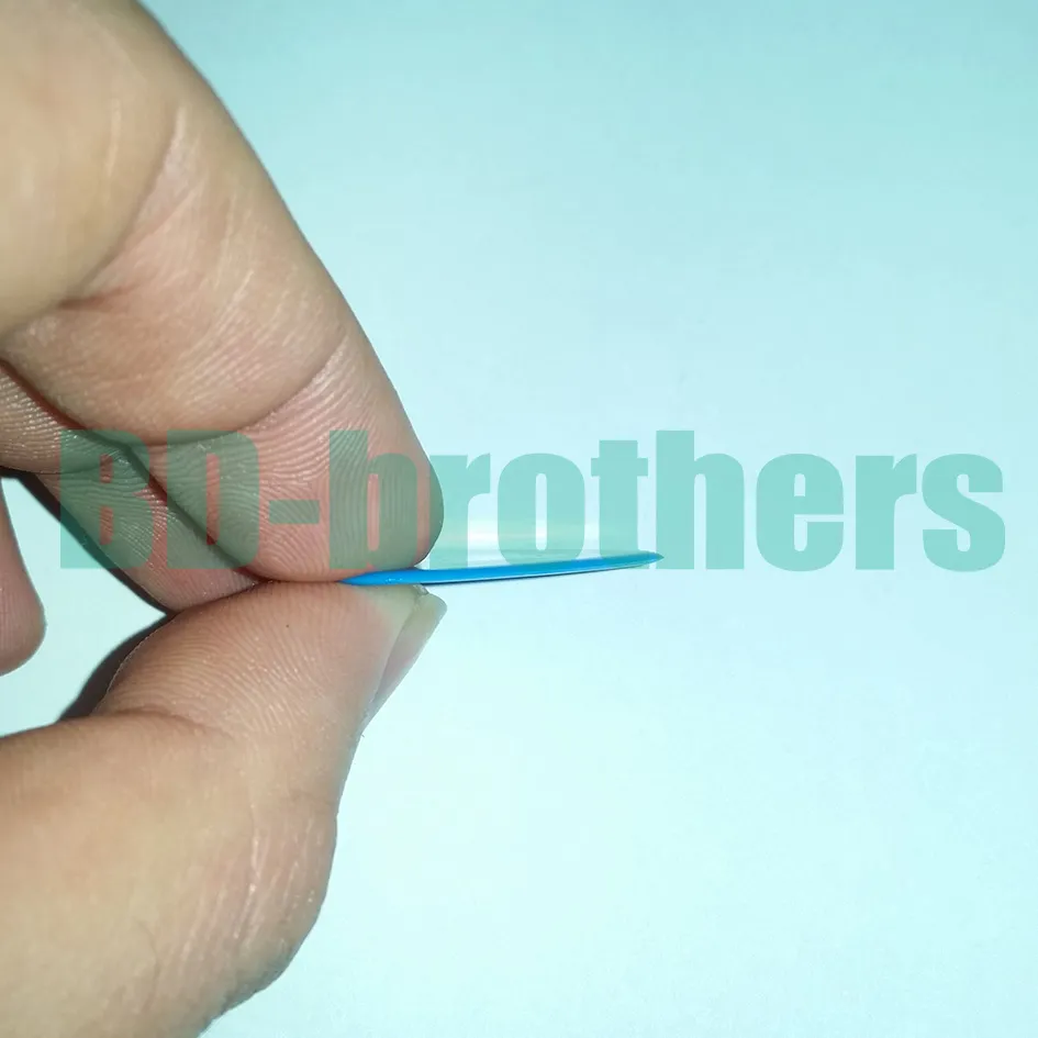 Petit outil de levier trilatéral mince en plastique bleu, outils de réparation de coque d'ouverture de levier, Spudger triangulaire pour iPhone tablette PC 10000 pièces
