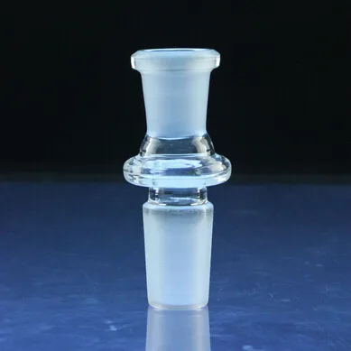 10 stilar 14mm Man till 18mm Kvinna Glas Bong Adapter Hookah Converter Dome Adaptrar för oljeplattform