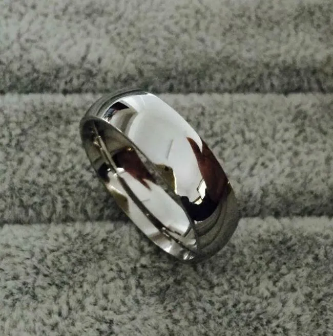 100 piezas enteras de 4 mm de 6 mm Mezcla Mujeres Mujeres Anillos de boda de acero inoxidable Anillo de compromiso de compromiso Fit Rings Rings Fashion2019