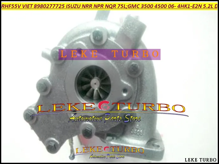 RHF55V VCA40016 8980277725 8980277730 Turbo turbine Turbocharger For ISUZU NRR NPR NQR 75L GMC 3500 4500 W-Series 06 4HK1-E2N 5.2L 150HP