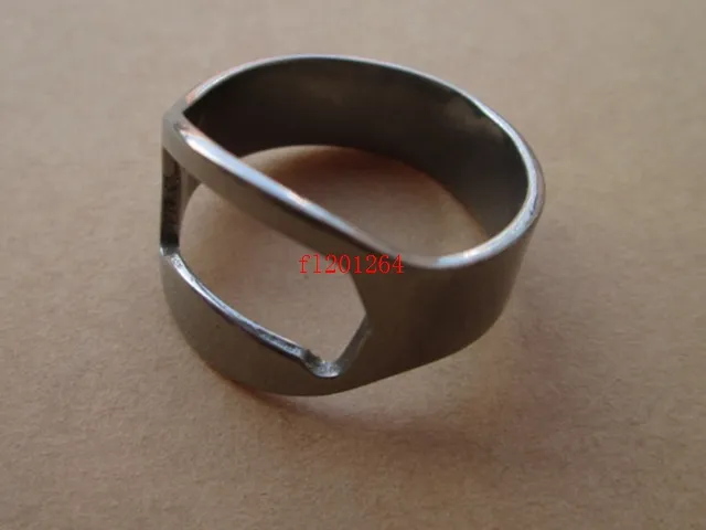 Beautiful Gift Stainless Steel Finger Ring Rings Beer Bottle Opener Can Open Tin Opener 22mm Size lot2790407