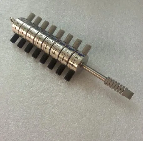 Nuovi HUK 8 lettore del cilindro della serratura Automotive selezionamento attrezzi del fabbro Tools Jaguar Lock Plug Reader