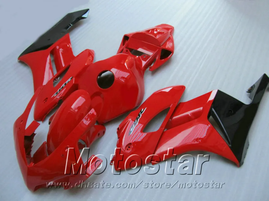 Zestaw do wtrysku Mold High Grade Wairing Kit dla Honda CBR 1000RR 2004 2005 Bright Red Black Fairings Set CBR1000RR 04 05 KA85