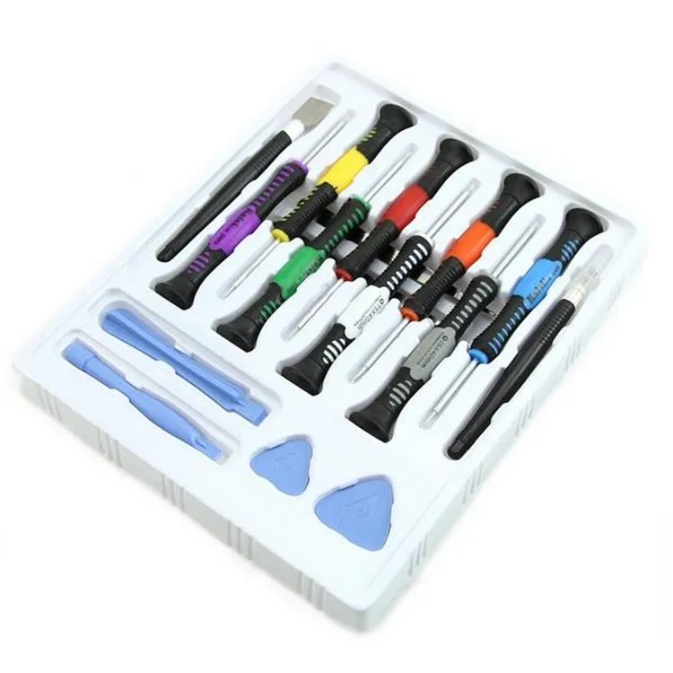 16 in 1 Handy Handy Eröffnung Reparatur Werkzeuge Schraubendreher Set Kit Präzision Für iPhone Samsung HTC Tablet Hand Tools4204183