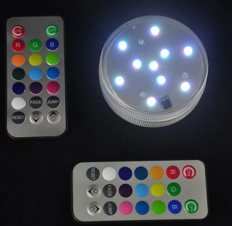 Lumières LED Submersibles Étanches IP68 Construites En 10 Perles