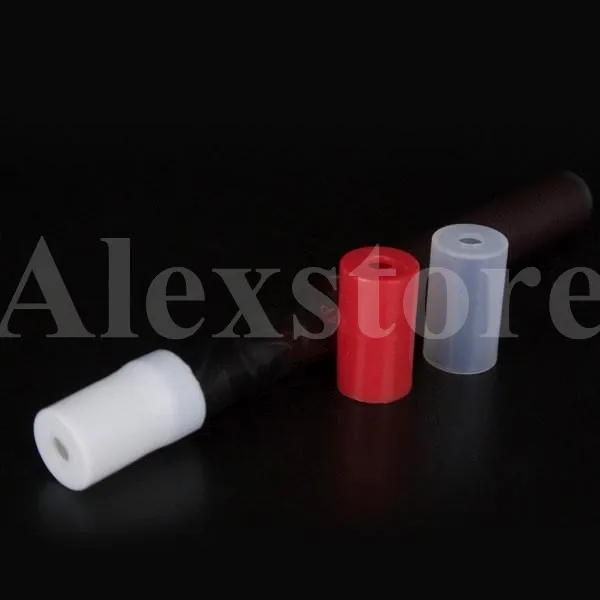 Couvercle d'embout en Silicone, pointe d'égouttement en Silicone, embouts de Test en caoutchouc colorés jetables, capuchon emballé individuellement pour Clearomizer CE4