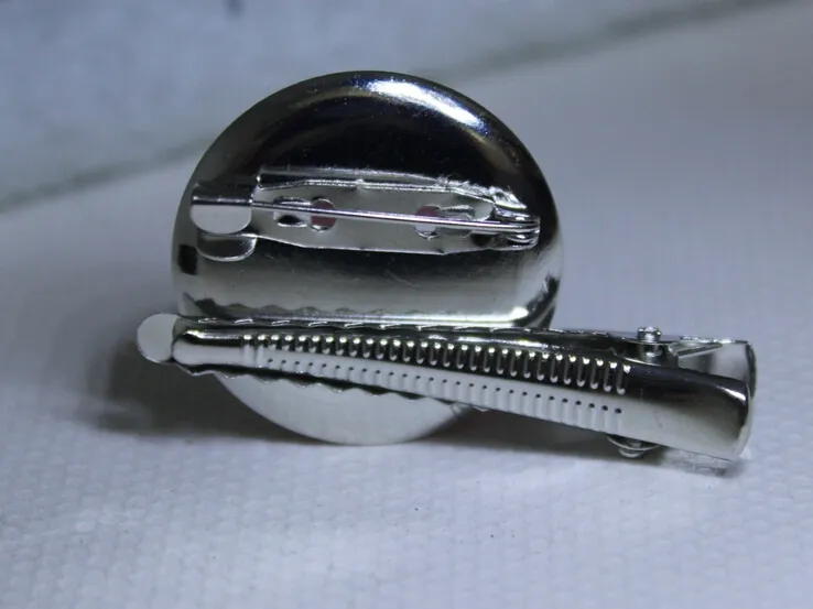 45mm Metal Brosch Hair Alligator Clip Pin Gratis frakt Högkvalitativa tillbehör