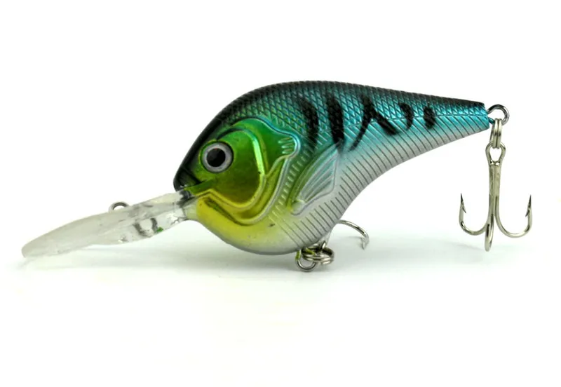 Cebo de manivela de Pesca de agua dulce de plástico ABS 6 # anzuelos 9,5 cm 11,2g Isca aparejos artificiales Pesca señuelo de Pesca Wobblers Crankbaits