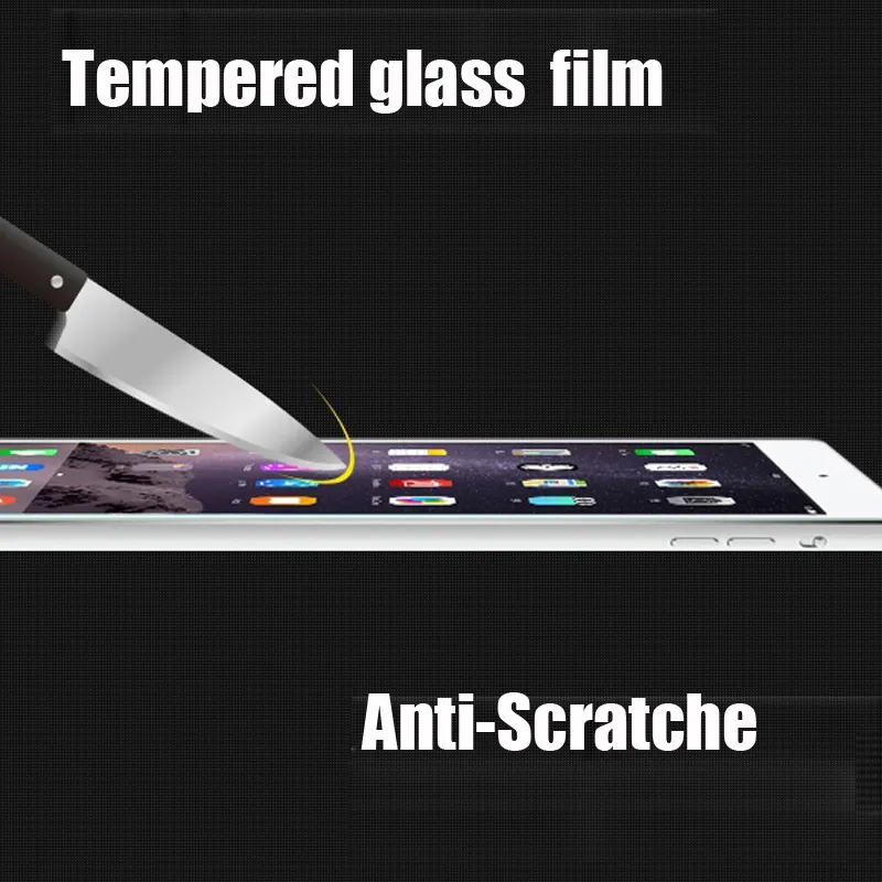 9H-tempererat glas för iPad 2 3 4 Skärmskydd för iPad Mini 2 3 4 HD Explosionsskyddad ultra tunn skyddsfilm
