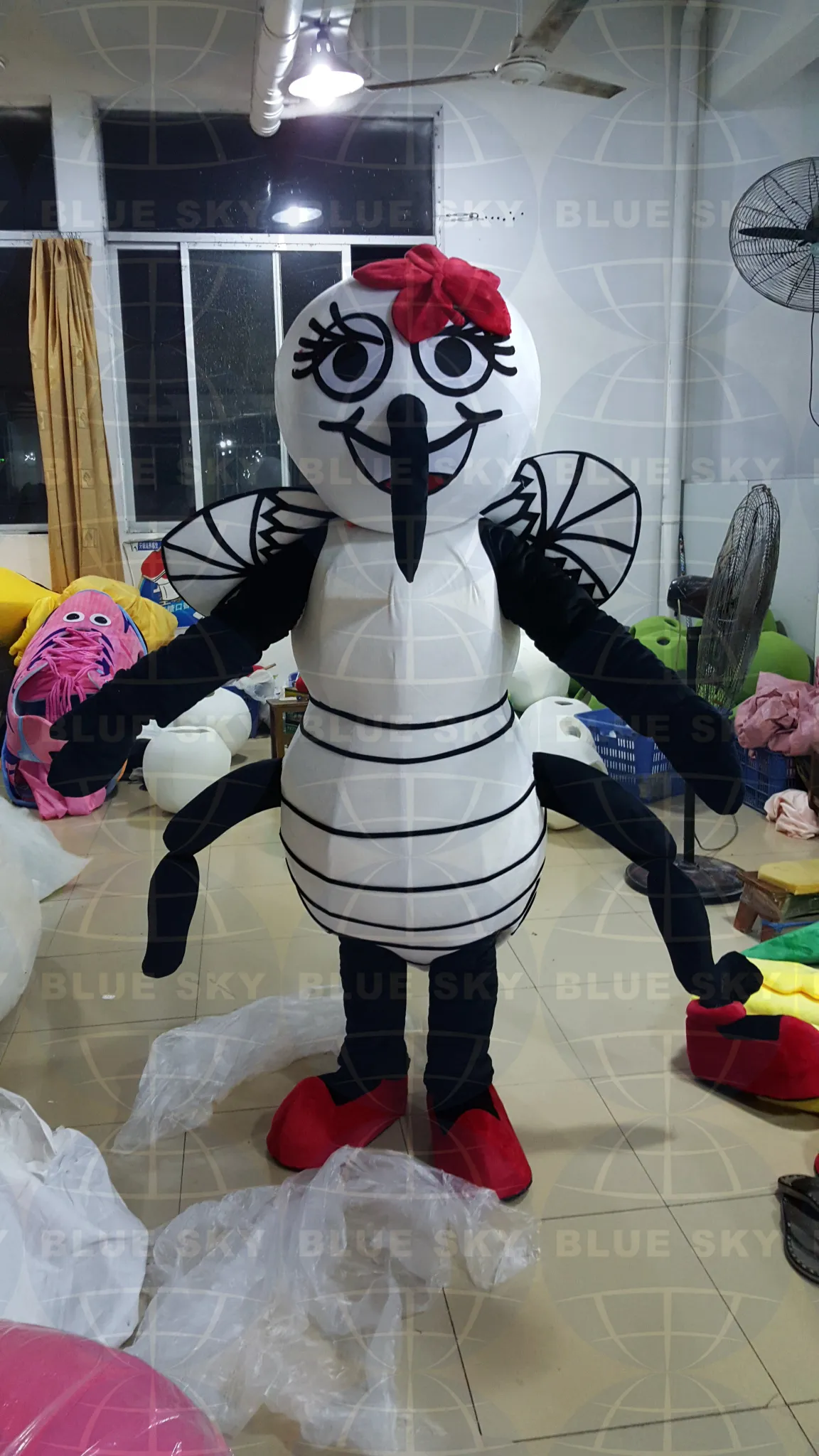 2016 NUOVO costume da zanzara mascotte zanzara adulti costume zanzara mascotte in vendita proprio come le immagini