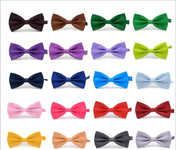 Bow -slipsar för bröllop högkvalitativ mode man och kvinnor slipsar herrar bågar fritid nackkläder bowties