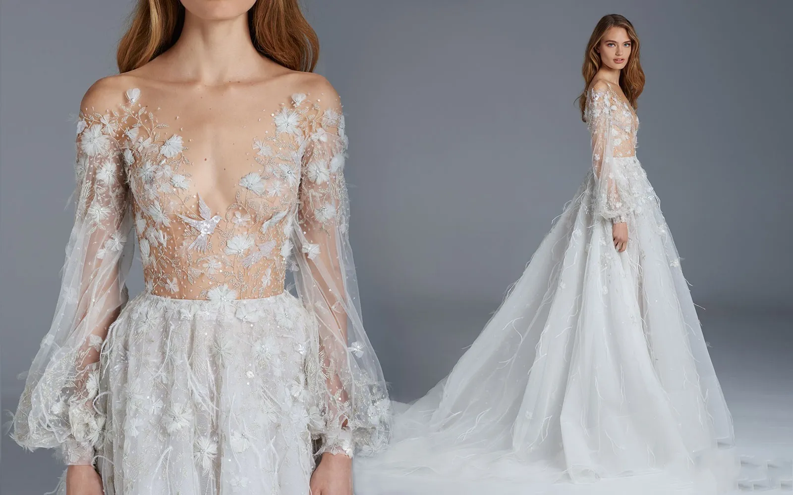 bird prom dress Bird wedding dress