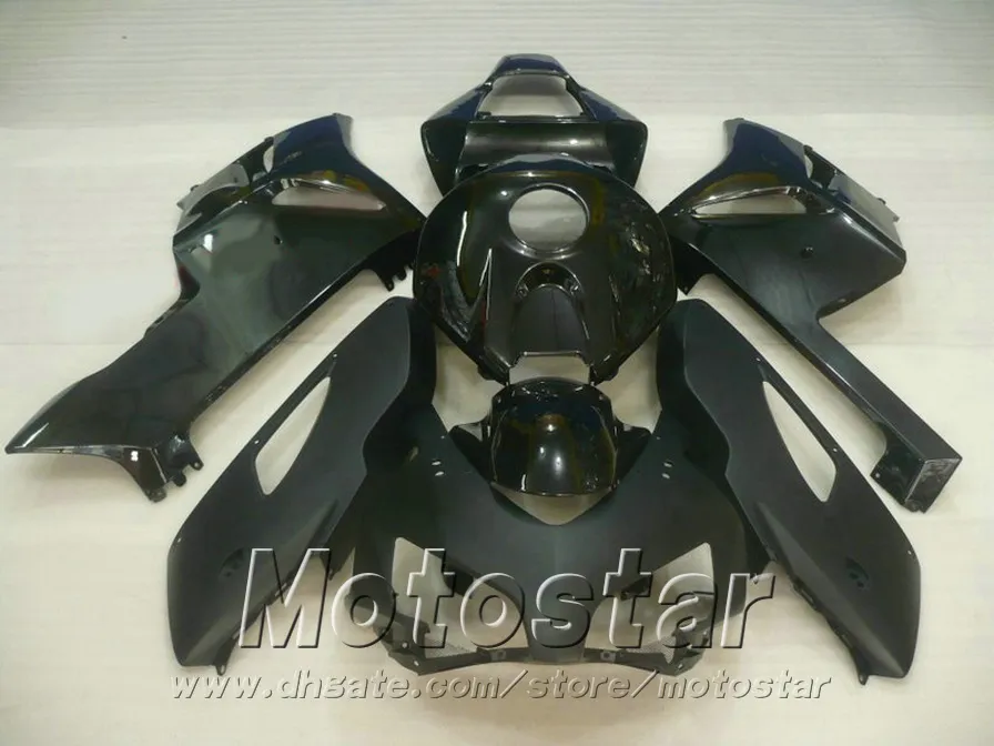 Enjeksiyon kalıp HONDA 2004 2005 CBR 1000 RR için Motosiklet parçaları tüm mat siyah ABS kaporta kiti CBR1000RR 04 05 kaporta seti XB54