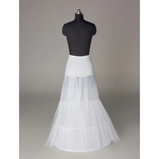 2015 Anáguas De Casamento Sereia Aros Trompete Underskirts Para Vestidos De Baile De Noiva Deslizamento Anágua Plus Size Crinoline Anágua316o