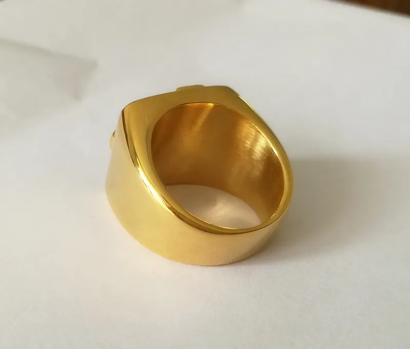 US Symbol USA Texas State Freaoson Masonic Rings 316 Roestvrij staal Gold Us Free Mason Sieraden Unieke nieuwste hoogwaardige kwaliteit voor mannen