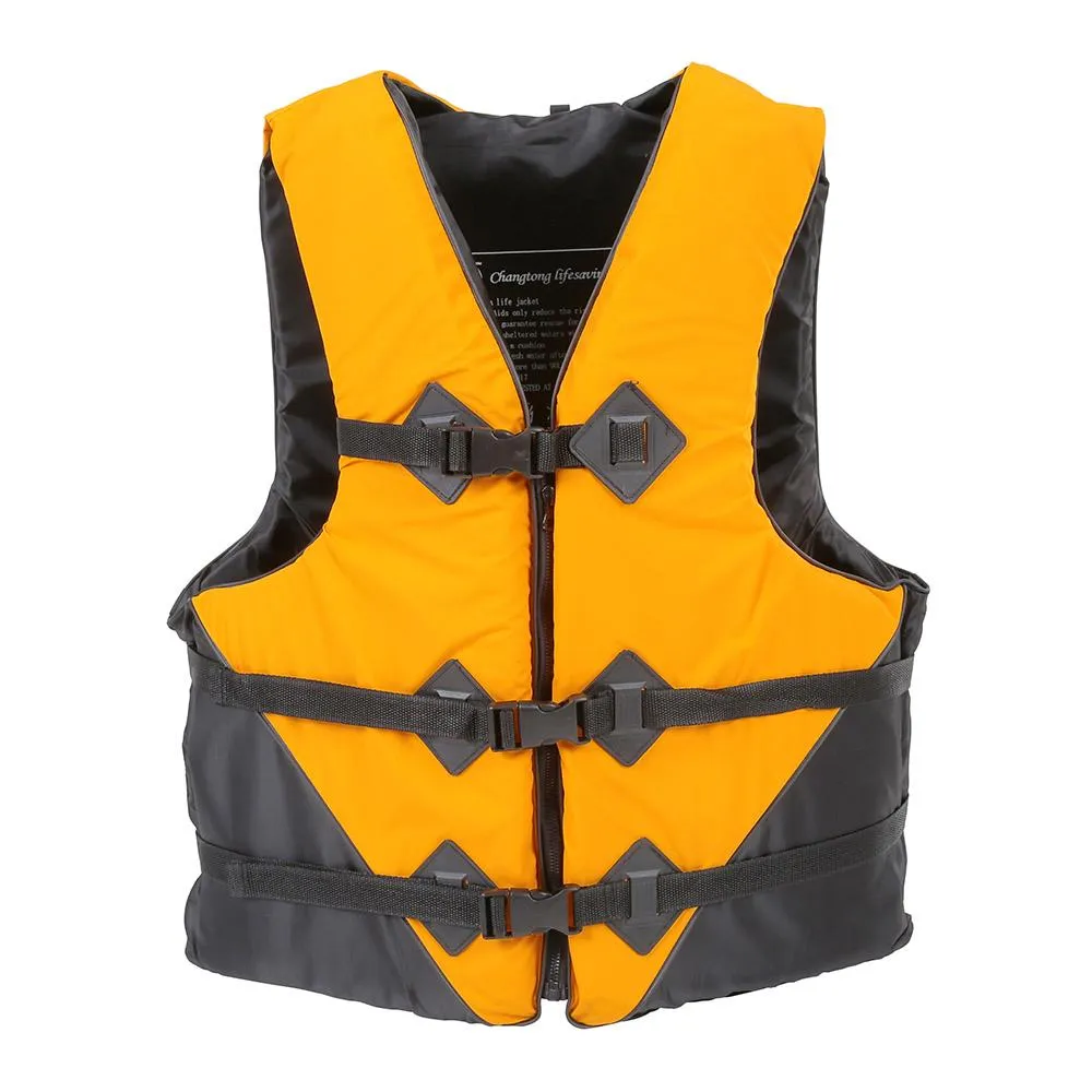 Wholesale Life Vest NEW Life Jacket Fish Boat Water Sport Survival Whistle Fishing  Jacket Outdoor Professional Orange Yellow L XL XXL From Htzyhstore, $34.81